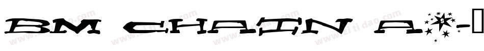 BM chain A6字体转换